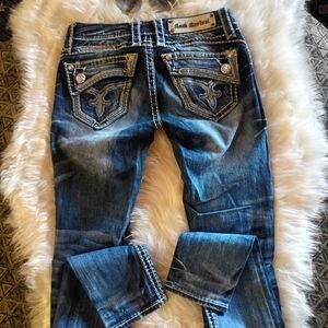Rock Revival Distressed Skinny Jeans
